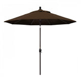 California Umbrella Table Umbrellas Mocha 9' Octagon Crank Lift Umbrella Pacific Trail Series Pacifica Fabric