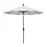 California Umbrella Table Umbrellas Natural 9' Octagon Crank Lift Umbrella Sunset Series Pacifica Fabric