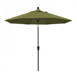 California Umbrella Table Umbrellas Palm 9' Octagon Crank Lift Umbrella Sunset Series Pacifica Fabric