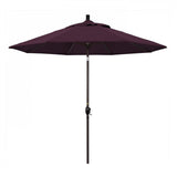 California Umbrella Table Umbrellas Purple 9' Octagon Crank Lift Umbrella Pacific Trail Series Pacifica Fabric