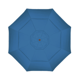 California Umbrella Table Umbrellas Regatta California Umbrella - 11' Fiberglass Market Umbrella with Double Wind Vent | Frame Hammertone Grey | Frame Sunbrella Express ® | GSCUF118