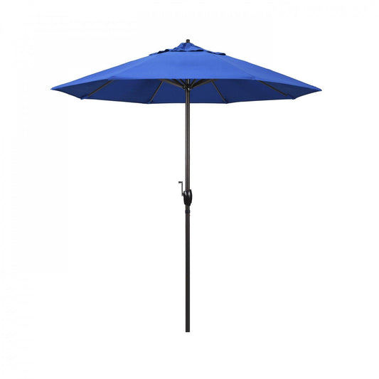 California Umbrella Table Umbrellas Royal Blue California Umbrella - Trail Series Olefin Fabric, Finish Bronze