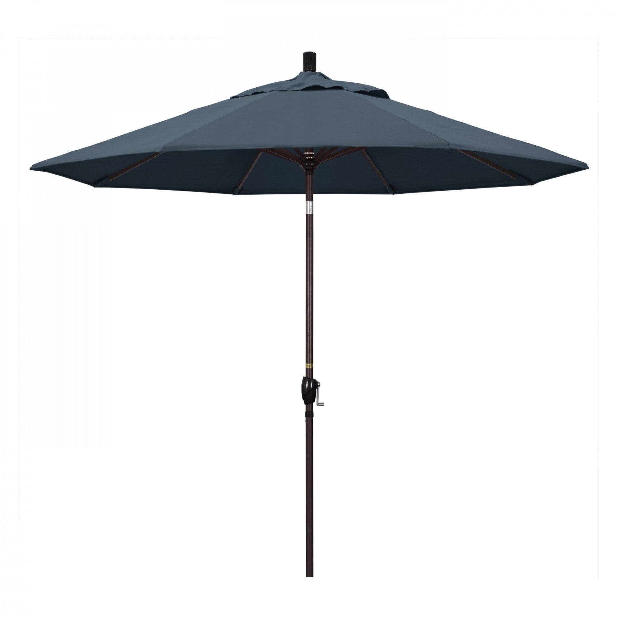 California Umbrella Table Umbrellas Sapphire 9' Octagon Crank Lift Umbrella Sun Master Series Pacifica Fabric