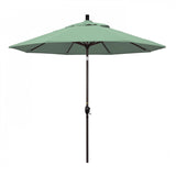 California Umbrella Table Umbrellas Spa 9' Octagon Crank Lift Umbrella Pacific Trail Series Pacifica Fabric