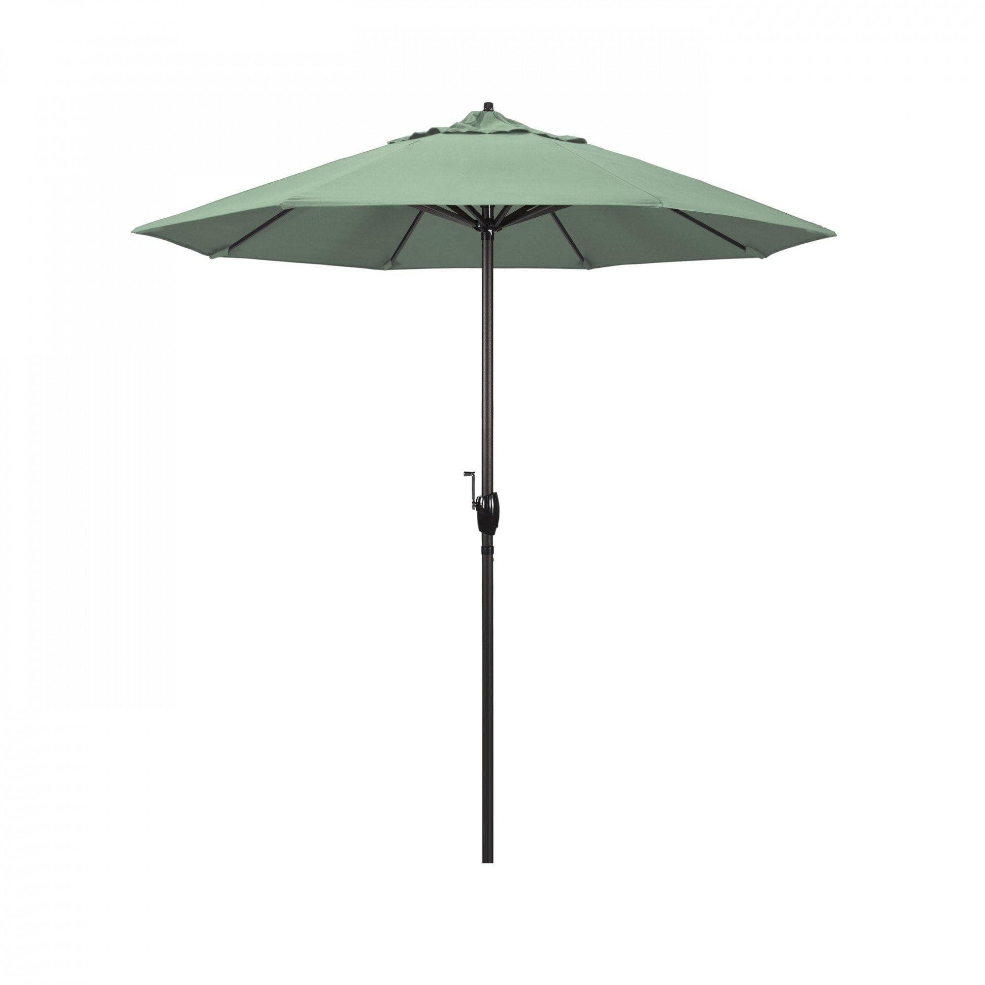 California Umbrella Table Umbrellas Spa California Umbrella - Pacific  Trail  Series  , Finish Bronze