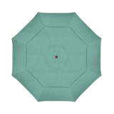 California Umbrella Table Umbrellas Spectrum Mist California Umbrella - 11' Fiberglass Market Umbrella with Double Wind Vent | Frame Hammertone Grey | Frame Sunbrella Express ® | GSCUF118