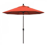 California Umbrella Table Umbrellas Sunset 9' Octagon Crank Lift Umbrella Pacific Trail Series Olefin Fabric