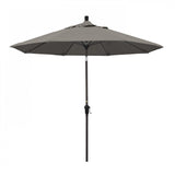 California Umbrella Table Umbrellas Taupe 9' Octagon Crank Lift Umbrella Sunset Series Pacifica Fabric
