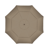 California Umbrella Table Umbrellas Taupe California Umbrella - 11' Fiberglass Market Umbrella with Double Wind Vent | Frame Hammertone Grey | Frame Sunbrella Express ® | GSCUF118