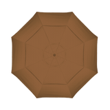 California Umbrella Table Umbrellas Teak California Umbrella - 11' Fiberglass Market Umbrella with Double Wind Vent | Frame Hammertone Grey | Frame Sunbrella Express ® | GSCUF118