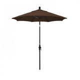 California Umbrella Table Umbrellas Teak SUN MASTER SERIES 7.5 FT Olefin Fabric