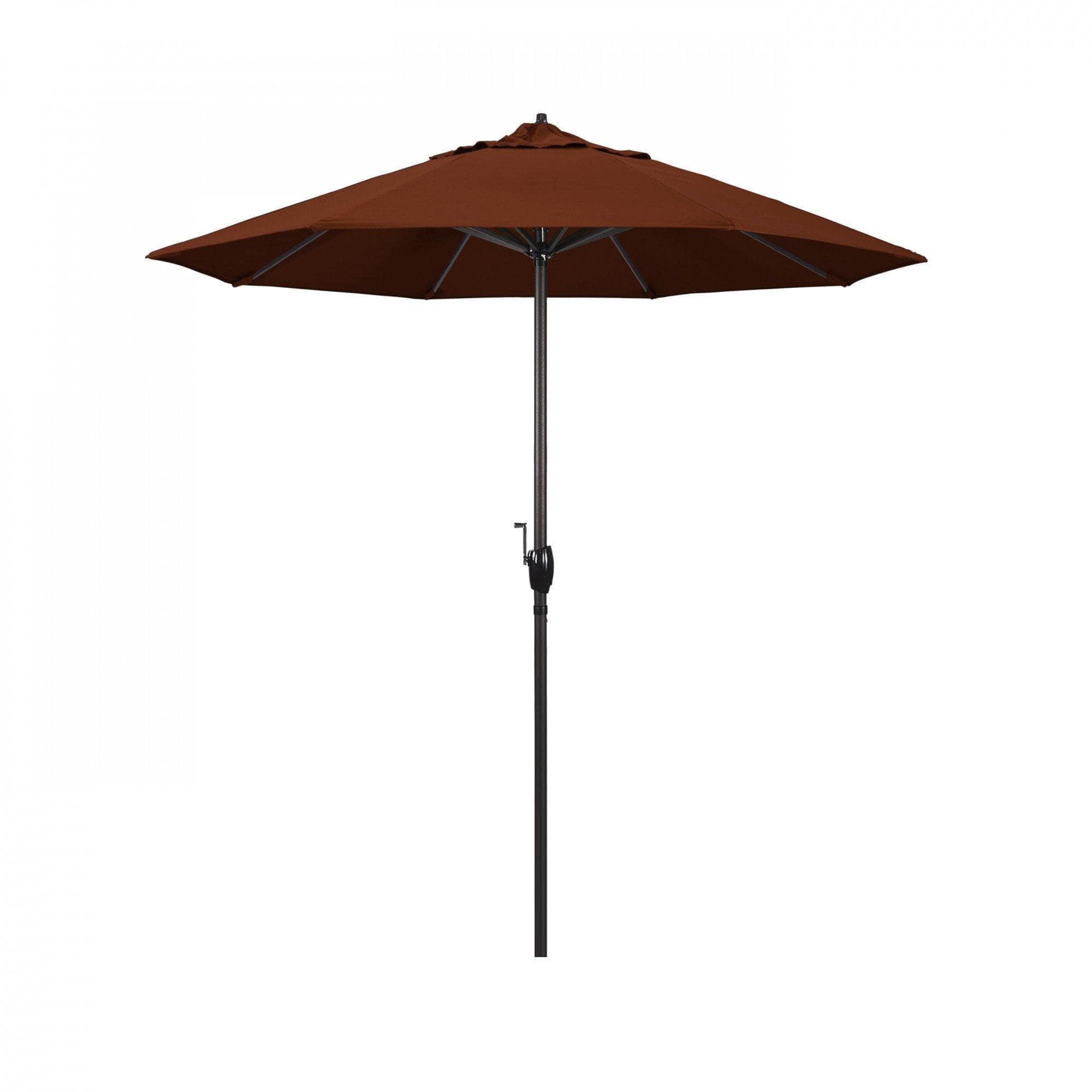 California Umbrella Table Umbrellas Terracota California Umbrella - Trail Series Olefin Fabric, Finish Bronze