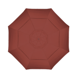 California Umbrella Table Umbrellas Terracotta California Umbrella - 11' Fiberglass Market Umbrella with Double Wind Vent | Frame Hammertone Grey | Frame Sunbrella Express ® | GSCUF118