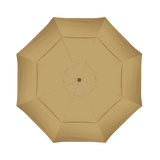 California Umbrella Table Umbrellas Wheat California Umbrella - 11' Fiberglass Market Umbrella with Double Wind Vent | Frame Hammertone Grey | Frame Sunbrella Express ® | GSCUF118