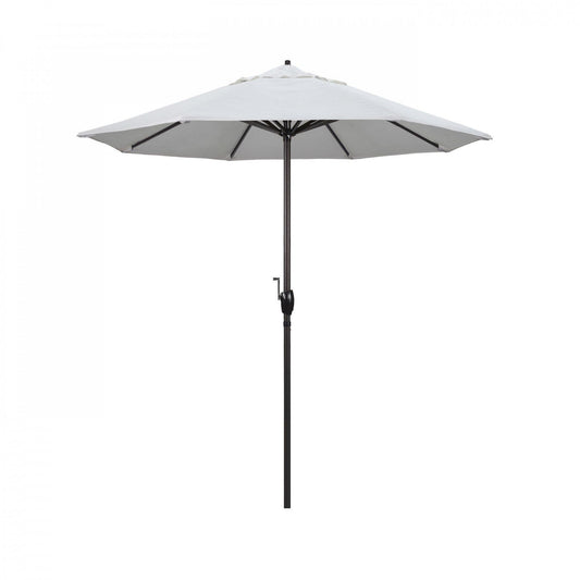 California Umbrella Table Umbrellas White California Umbrella - Trail Series Olefin Fabric, Finish Bronze