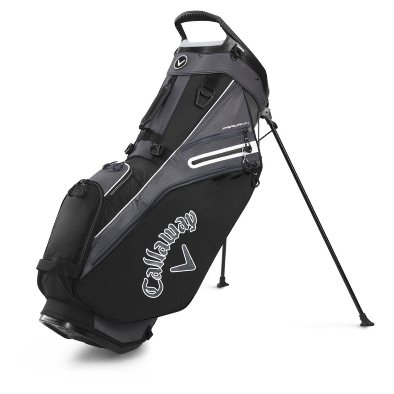 Callaway Golf : Bags Callaway Golf 2020 Fairway 14 Stand Bag-Blk-Charcoal-Silver