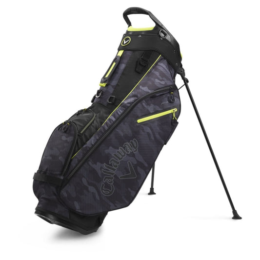 Callaway Golf : Bags Callaway Golf 2020 Fairway Stand Bag-Black Camo-White-Yellow