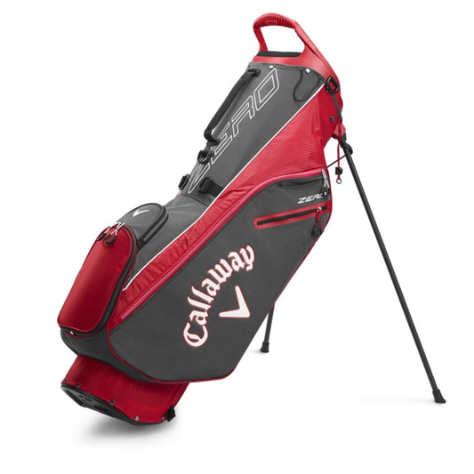 Callaway Golf : Bags Callaway Golf 2020 Hyperlite Zero Stand Bag-Charcoal-Wht-Red