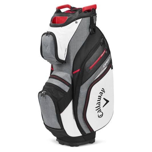 Callaway Golf : Bags Callaway Golf 2020 ORG 14 Cart Bag-White-Charcoal-Black-Red