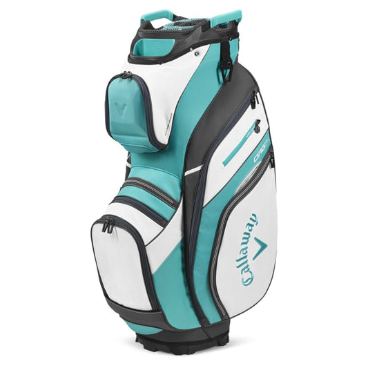 Callaway Golf : Bags Callaway Golf 2020 ORG 14 Cart Bag-White-Teal-Charcoal