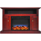 Cambridge Cambridge 47-In. Sorrento Electric Fireplace with Multi-Color LED Insert and Entertainment Stand in Cherry