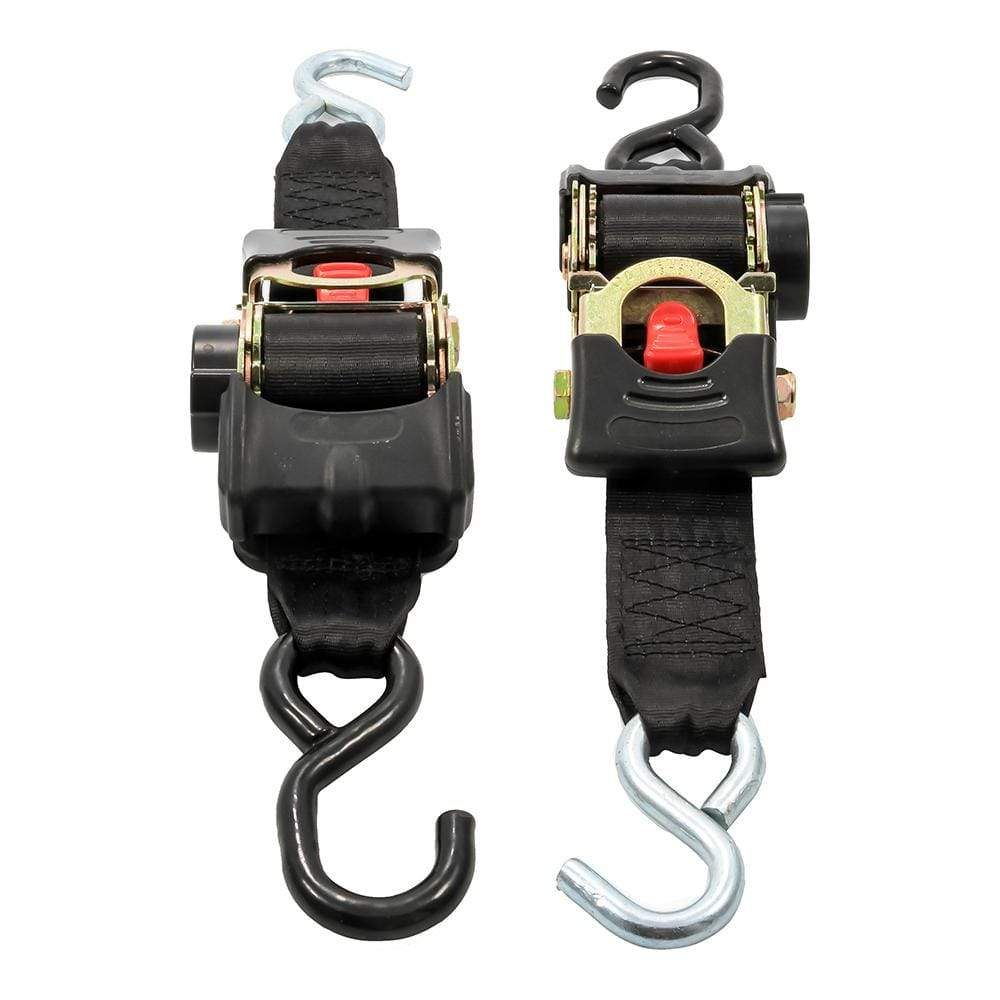 Camco Accessories Camco Retractable Tie Down Straps - 2" Width 6 Dual Hooks [50031]