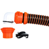 Camco Sanitation Camco RhinoEXTREME 15 Sewer Hose Kit w/ Swivel Fitting 4 In 1 Elbow Caps [39859]