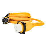 Camco Shore Power Camco 50 Amp Power Grip Marine Extension Cord - 25 M-Locking/F-Locking Adapter [55621]