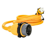 Camco Shore Power Camco 50 Amp Power Grip Marine Extension Cord - 25 M-Locking/F-Locking Adapter [55621]