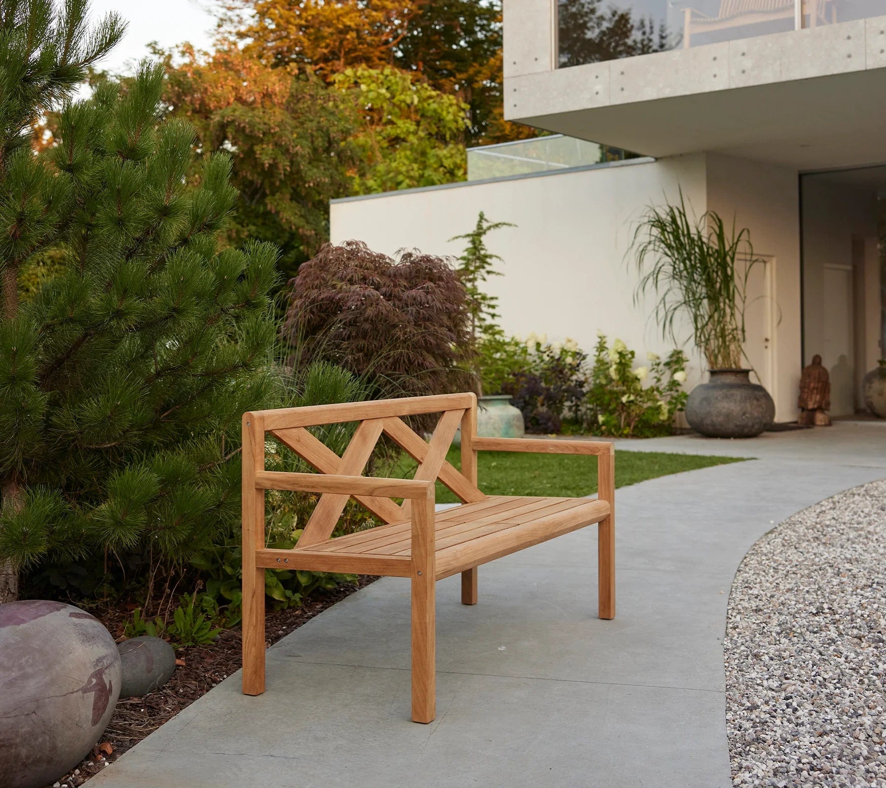 Cane-Line Denmark Cane-Line Accessories Grace 2-seater bench | 55600T