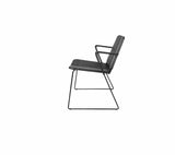 Cane-Line Denmark Cane-line Weave -  Black/Graphite / Dark grey - Cane-line Focus Vision armchair, stackable (5403)