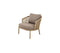 Cane-Line Denmark Cane-line Weave - Natural -incl. taupe Cane-line AirTouch Sense lounge chair OUTDOOR, incl. taupe Cane-line AirTouch cushions (7443)