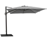 Cane-Line Denmark Cantilever Umbrellas Taupe fabric Hyde luxe tilit parasol incl. base, 3x3 m