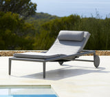Cane-Line Denmark Chaise Lounge Conic sunbed w/gasspring