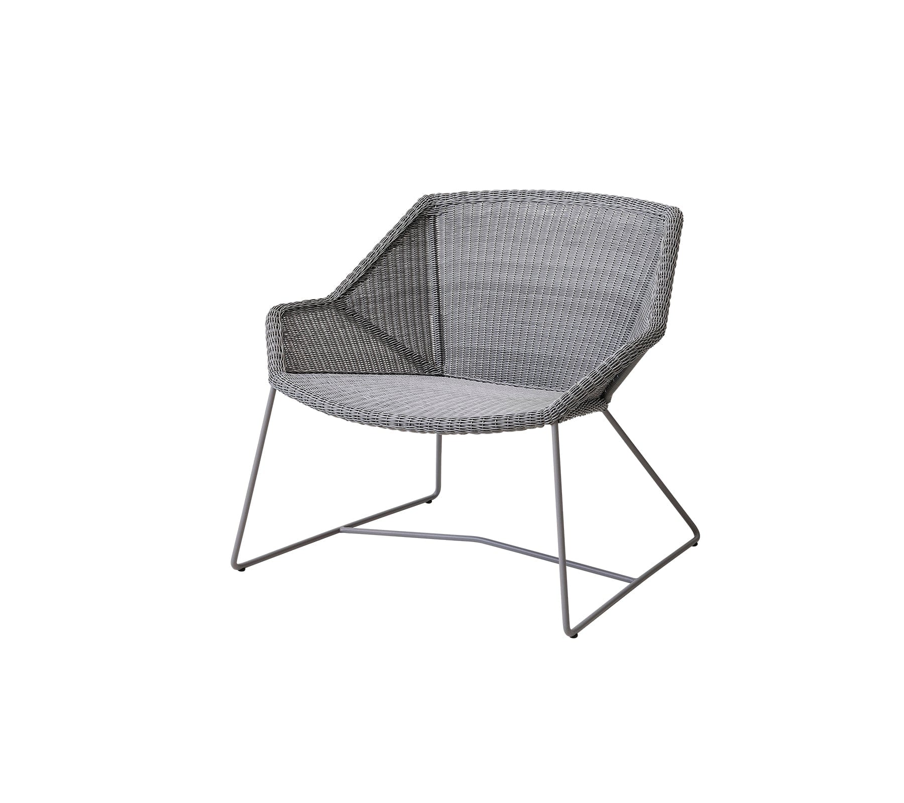 Cane-Line Denmark Lounge Chairs Cane-Line Breeze lounge chair Light grey