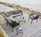 Cane-Line Denmark Outdoor Chairs Cane-line Ocean Lounge Chair, Stackable, Cane-line Soft Rope (5427)