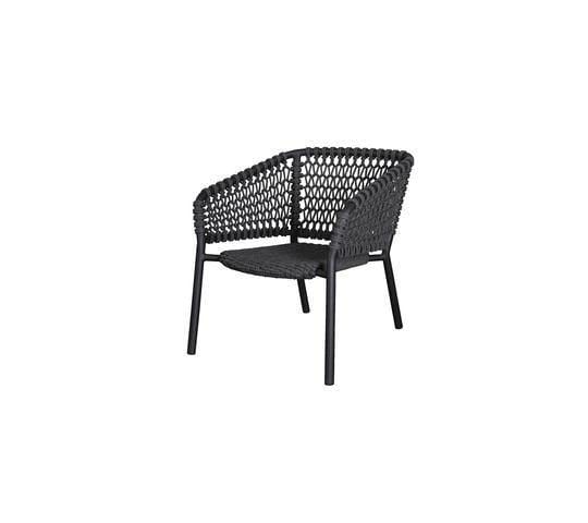 Cane-Line Denmark Outdoor Chairs None Cane-line Ocean Lounge Chair, Stackable, Cane-line Soft Rope (5427)