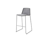 Cane-Line Denmark Outdoor Chairs White Grey Breeze bar chair, stackable