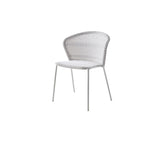Cane-Line Denmark Outdoor Chairs White grey / Grey Cane-Line Lean chair, stackable