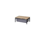 Cane-Line Denmark Outdoor Coffee Table Conic box table 74x52 cm