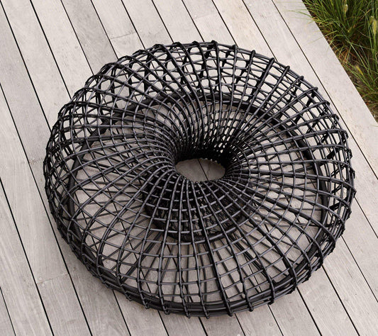 Cane-Line Denmark Outdoor Coffee Table Nest footstool/coffee table large