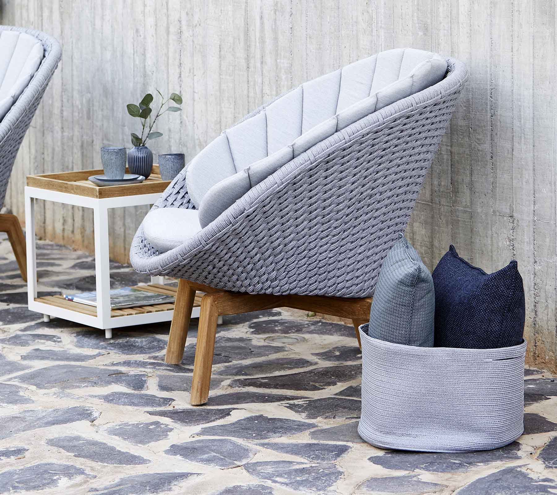 Cane-Line Denmark Outdoor Cushions Cane-Line - Soft Rope basket, medium, dia. 415.8inches | 5132