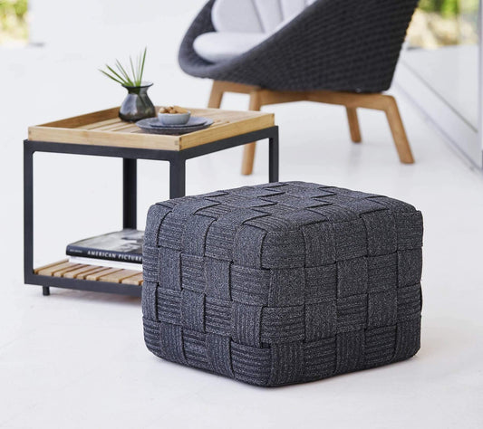 Cane-Line Denmark Outdoor Footstool Cane-Line Cube footstool 8340