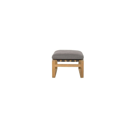 Cane-Line Denmark Outdoor Side Table Cane-Line - Endless Soft footstool, incl. grey Cane-line AirTouch cushion set | 53503