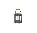 Cane-Line Denmark Outdoor Side Table Lightlux lantern w/teak handle, extra small/mini (5728)