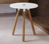 Cane-Line Denmark Outdoor Side Table White / None Cane-Line Area table/stool  11009TAL