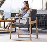 Cane-Line Denmark Outdoor Table Endless lounge chair