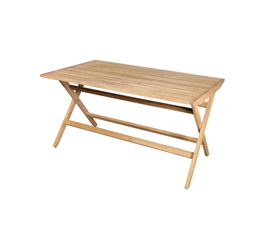 Cane-Line Denmark Outdoor Table Flip folding table, large, 80x140 cm, Teak