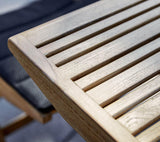 Cane-Line Denmark Outdoor Table Flip folding table, small, 80x80 cm, Teak