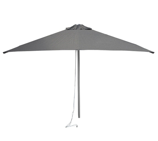 Cane-Line Denmark Parasol Antracite fabric Harbour parasol w/pulley system, 2x2 m